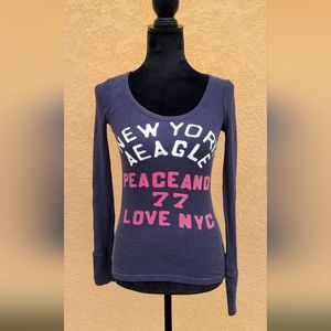 American eagle peace and love long sleeve